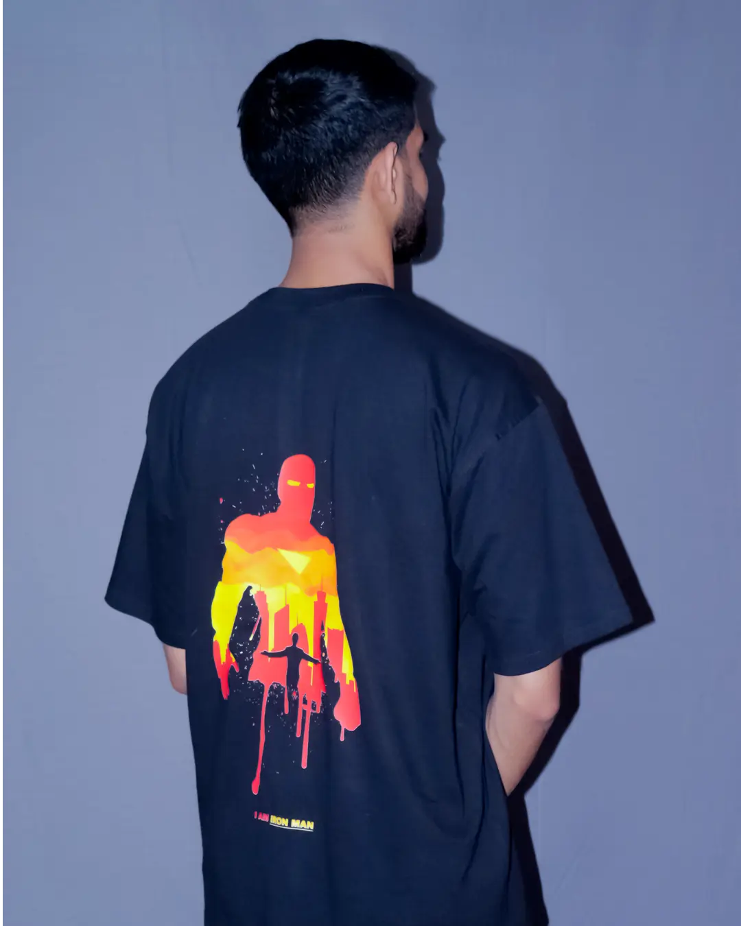 The Avenger : Iron Man Oversized  T-shirt