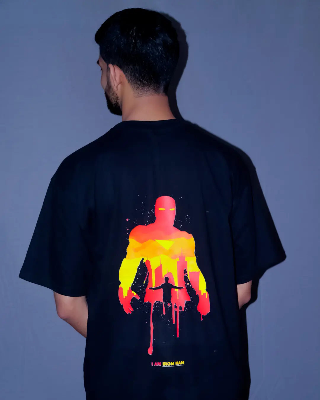 The Avenger : Iron Man Oversized  T-shirt