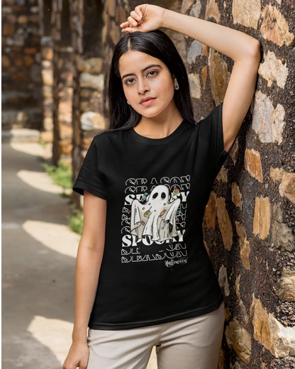 Spooky Season Black Regular T-Shirt