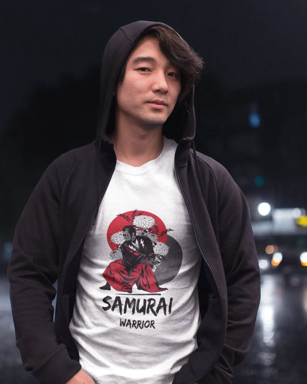 Samurai Regular Black T-Shirt